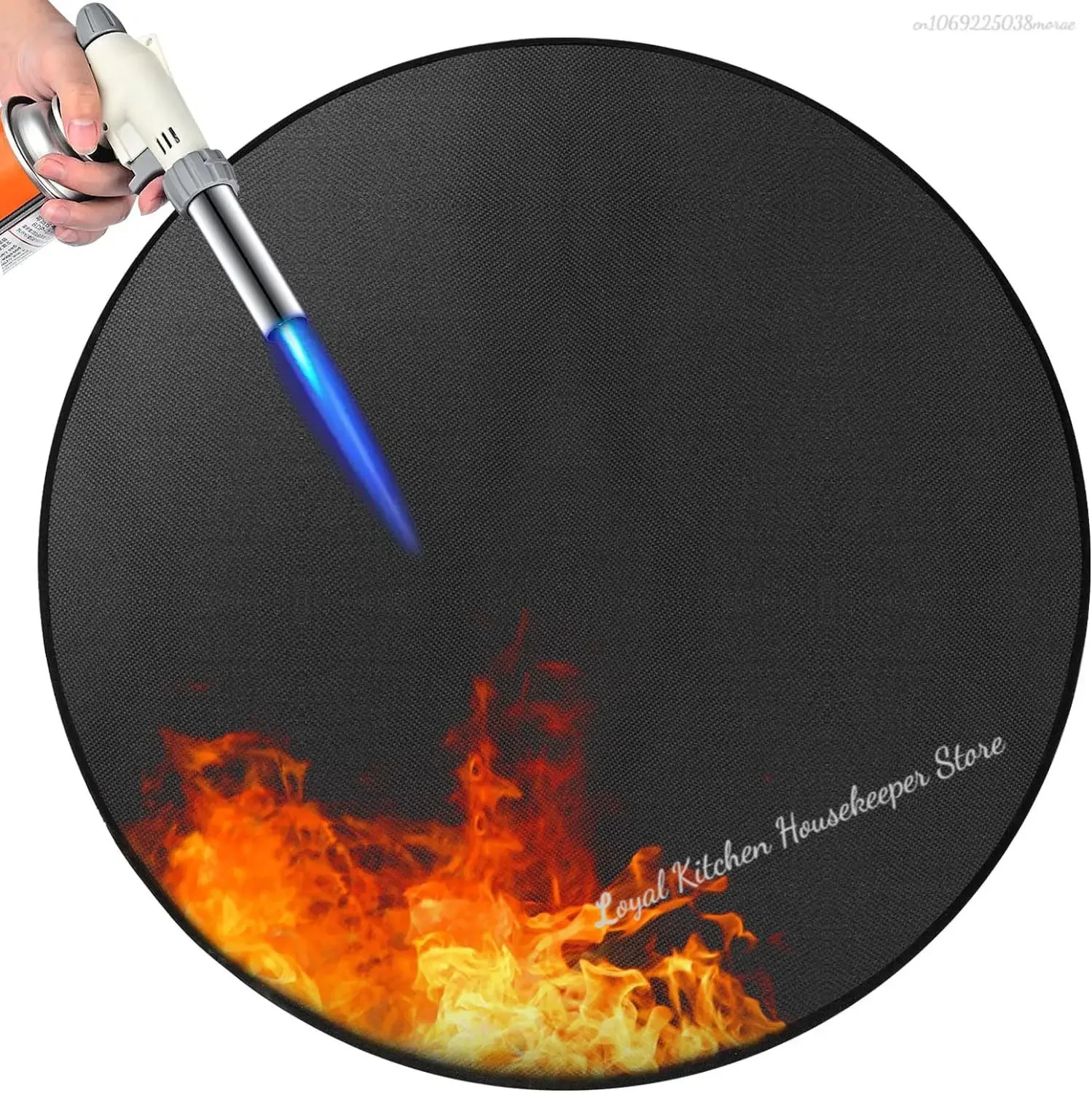 Outdoor Pad For BBQ Barbecue Grills Mat Oilproof Fireplaces Protective Mat High Temperature Resistant Fire Retardant Protection