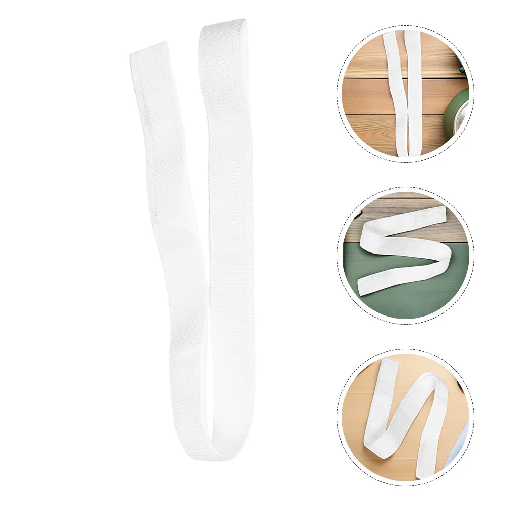 2Pcs Versatile Volleyball Net Strap Highvisibility White Contrast Accurate Alignment Indoor Outdoor Competitions