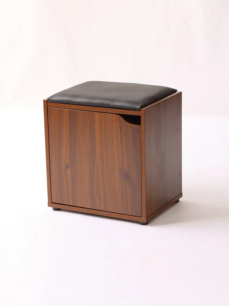 For Shoe Cabinet & Stool Combo, Light Luxury Entryway Shoe Bench with Storage, Sitting Stool for Doorway