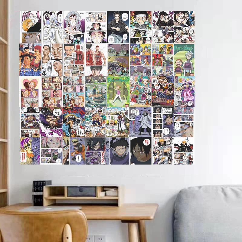 Japanese anime 6x4 inch 20/30/40 pcs poster wall stickers anime wallpaper print anime stickers Teen room decoration