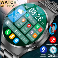 For HUAWEI GT4 Pro GPS NFC Smart Watch Men 360*360 AMOLED Screen Heart rate Bluetooth Call IP68 Waterproof Man Smartwatch 2024