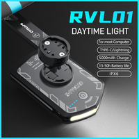 CYCLAMI RVL01 Bicycle Headlight Daytime  Front Light 5000mAh Bike Safety Visibility Cycling Light for Garmin XOSS IGS Charging
