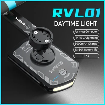 CYCLAMI RVL01 Bike Front Light 5000mAh Safety…