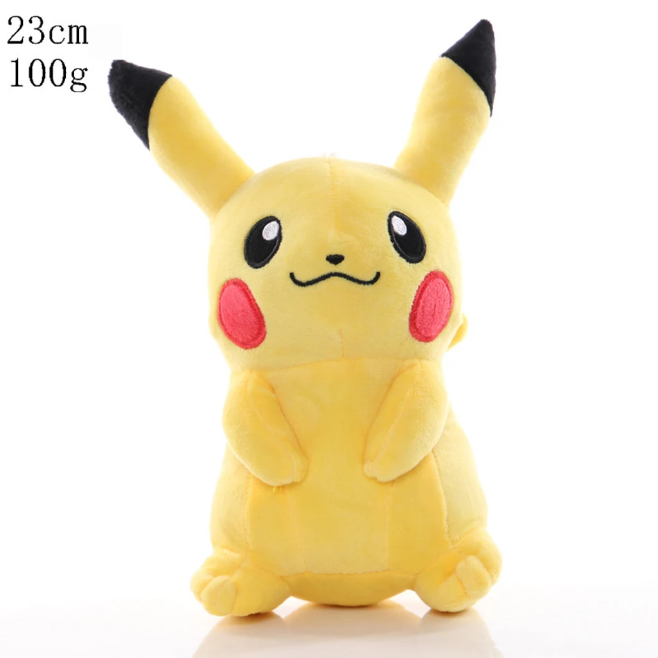 **Heißer Verkauf Pokémon Plüschpuppen-Set - Pikachu Glumanda Bisasam Schiggy Enton Evoli Weiche Stofftiere Plüsch-Spielzeug Geschenke