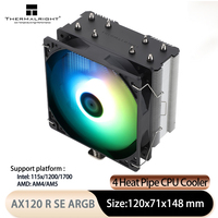 Thermalright Assassin X 120 Refined SE ARGB  4x6mm Heat Pipe Tower CPU Air Cooled Radiator,120mm PWM Fan,Support LGA1700/AM5