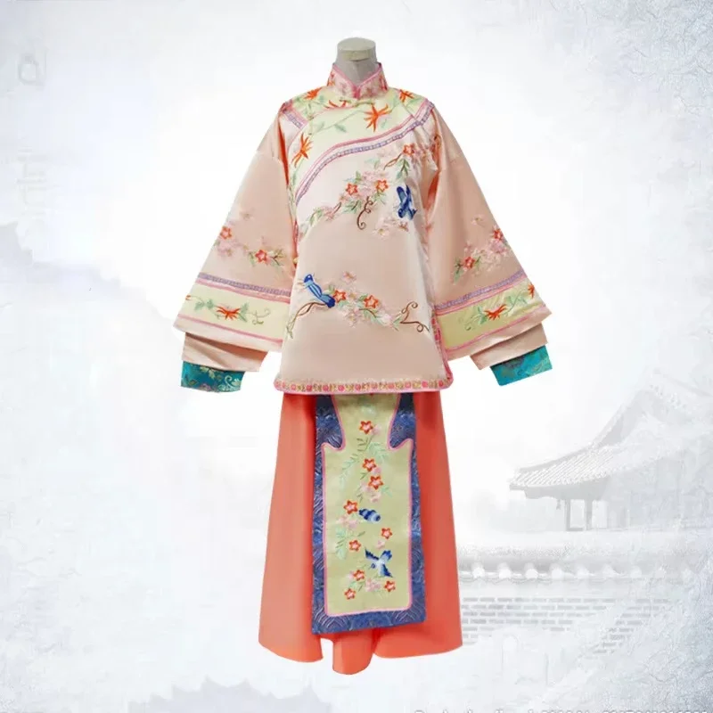 

Late Qing Hanfu женская традиционная китайская одежда сценическое танцевальное платье женская фея косплей костюм Hanfu костюм династии Тан Hanfu