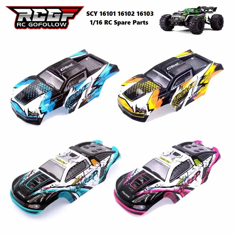 SCY-16101-16102-16103-1620 RC Car Shell For 16101 16102 16103 Parts RC Car Parts