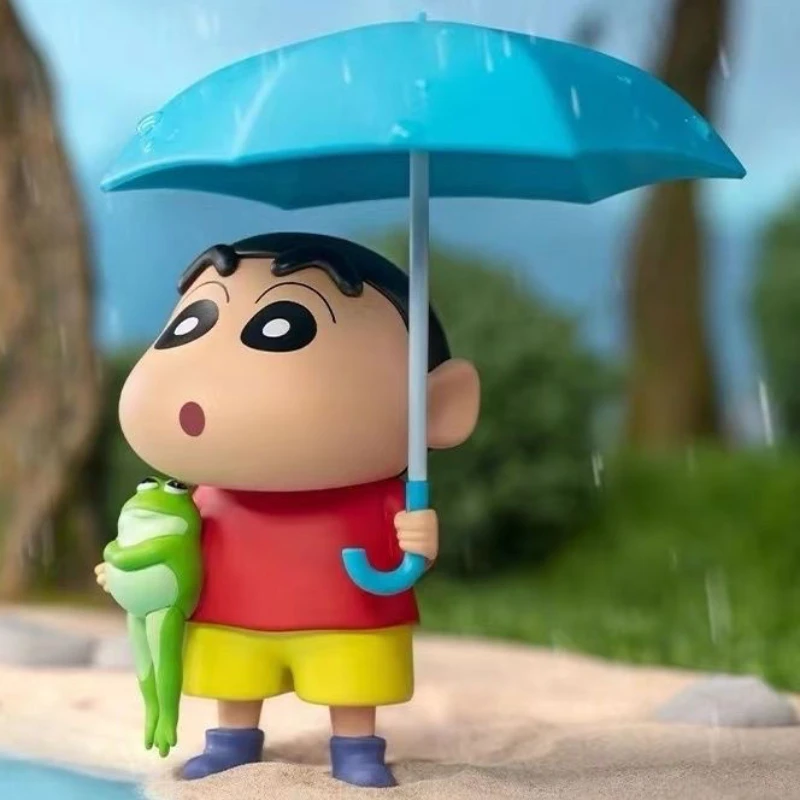 9 style Crayon Shin-chan Daily Life Series PC kawaii Figure Collectible Toy Desktop Decoratio Hand operated