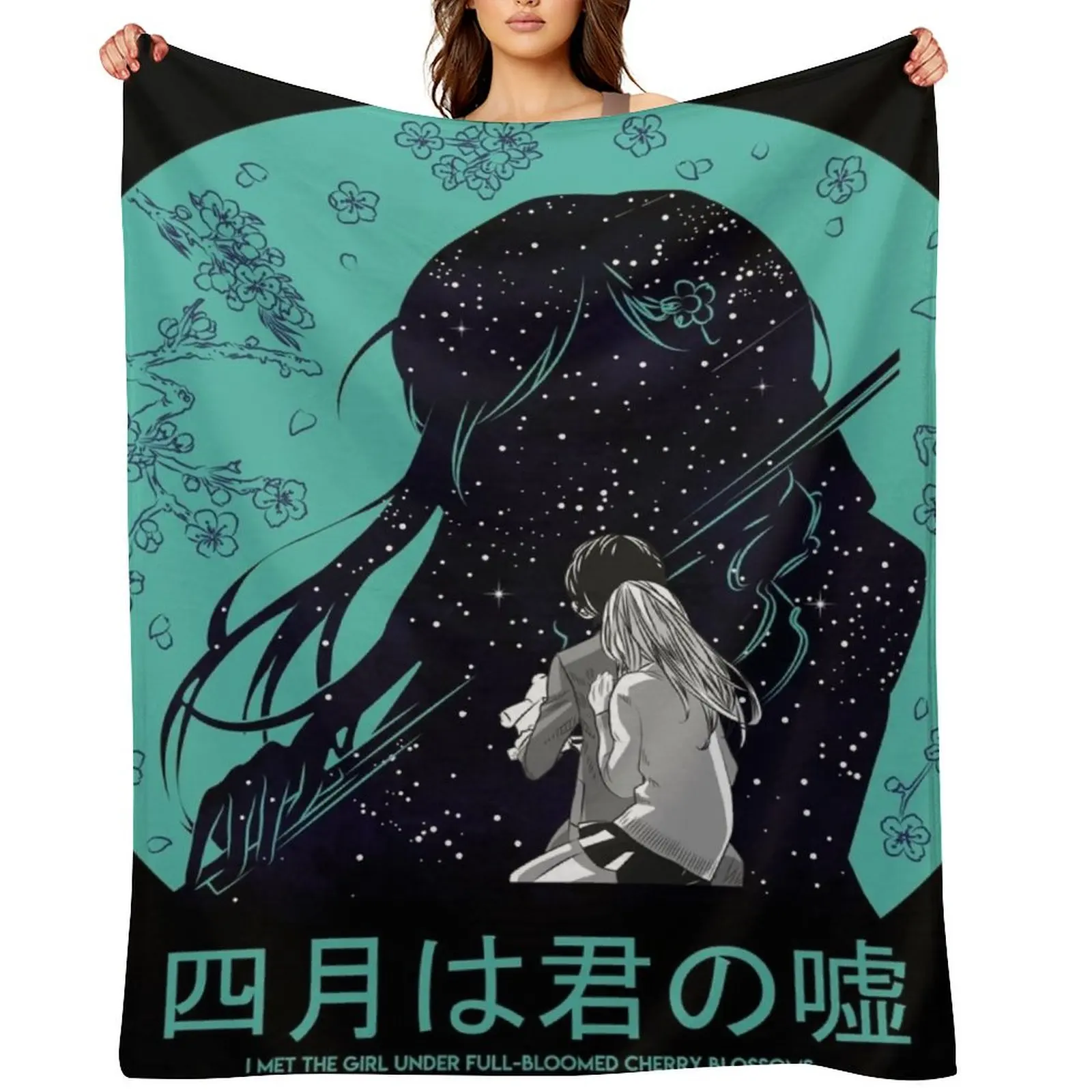 

YLiA Throw Blanket Bed Furry anime bed plaid Blankets