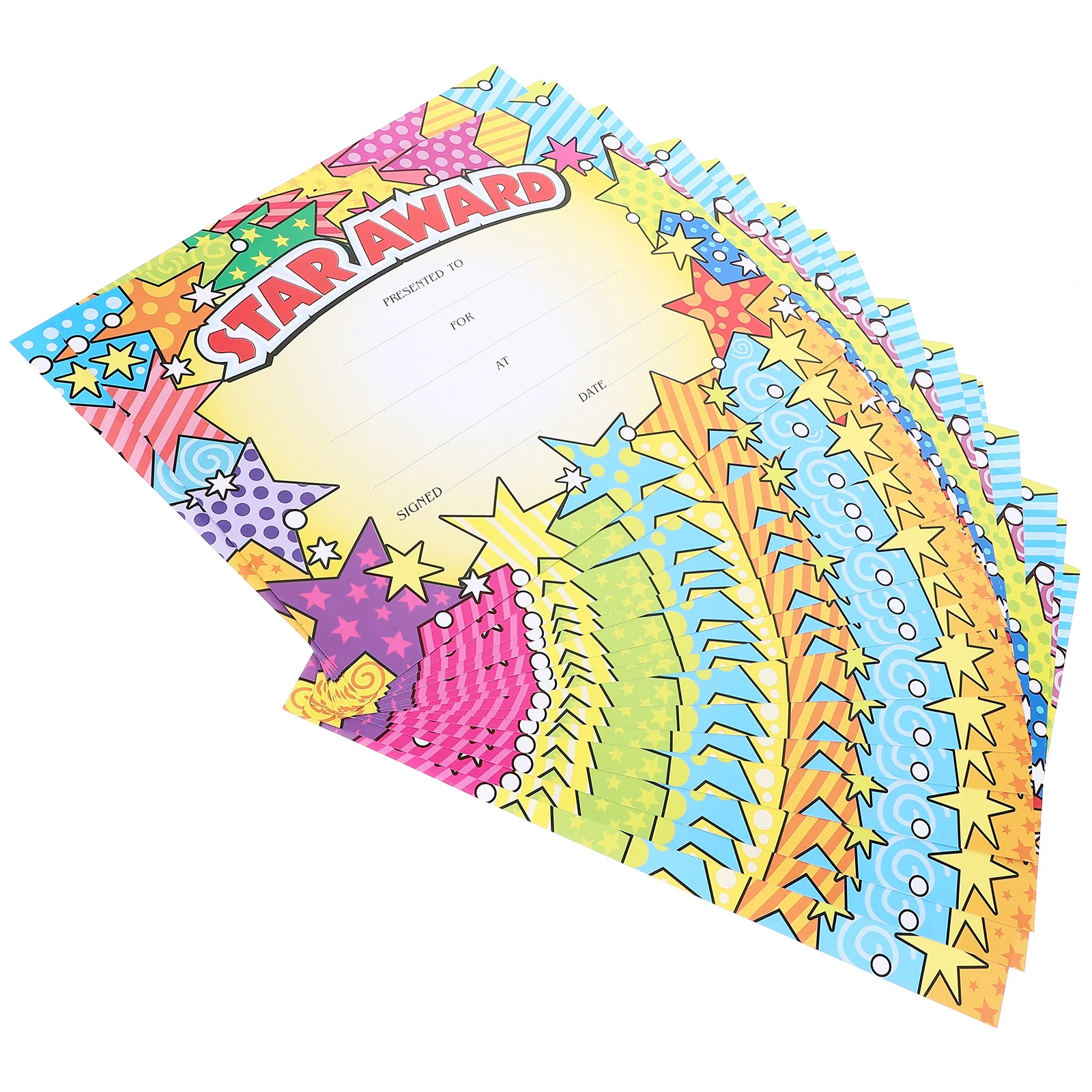 

Сертификаты с героями мультфильмов, очаровательная награда, бумага для детей, распознавание студентов, толстые школьные принадлежности для печати, красочные