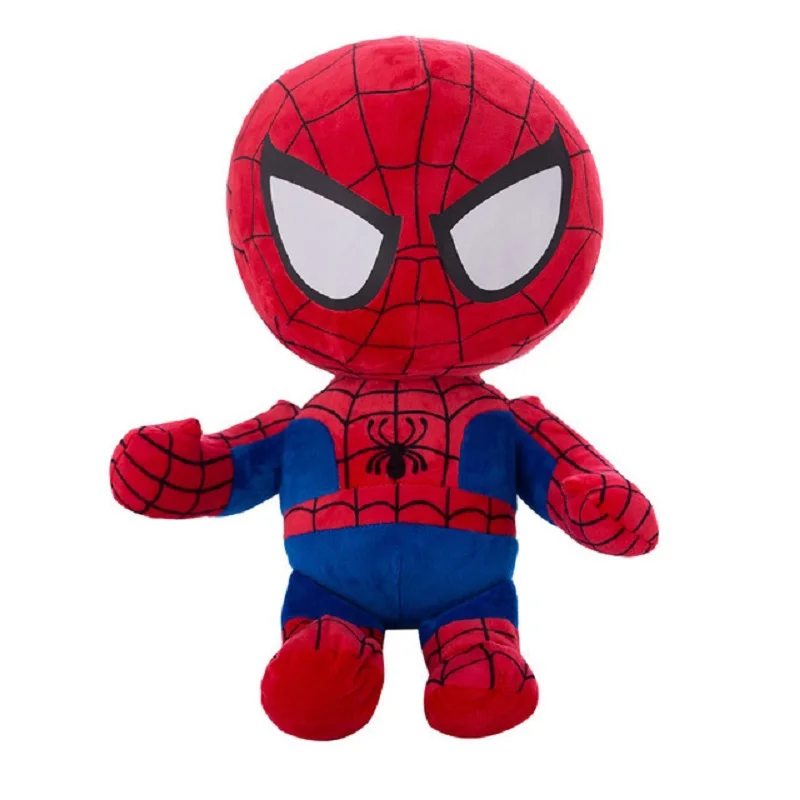 20-28cm Disney Marvel The Avengers Plush Toy Anime Figure Captain America Batman Spiderman Iron Man Superman Hulk Stuffed Dolls