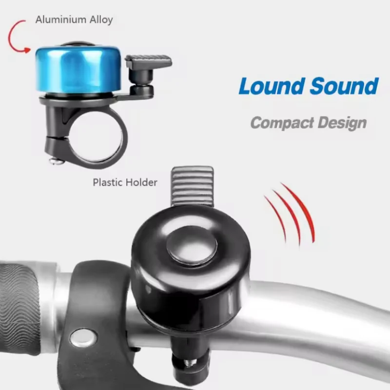 Bicycle Bell Aluminum Alloy Road MTB Bike Safety Warning Alarm Cycling Handlebar Bell Ring Horn Cycling Accessories