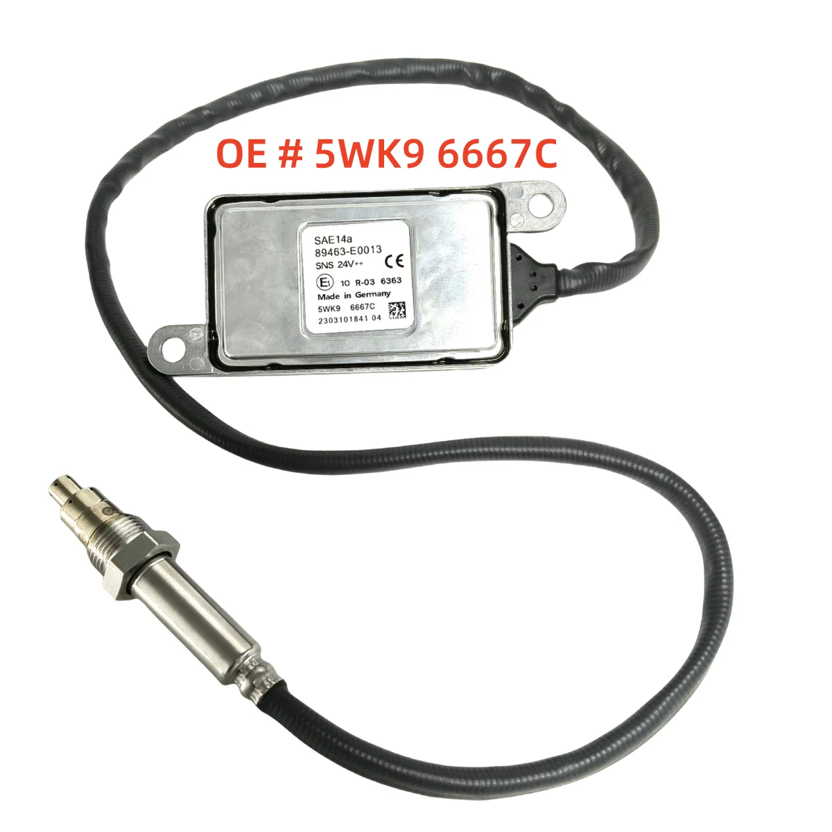 

High quality Brand New 24V 5WK96667C 89463-E0013 89463E0013 Nox Nitrogen Oxides Sensor For Hino Diesel Truck SNS
