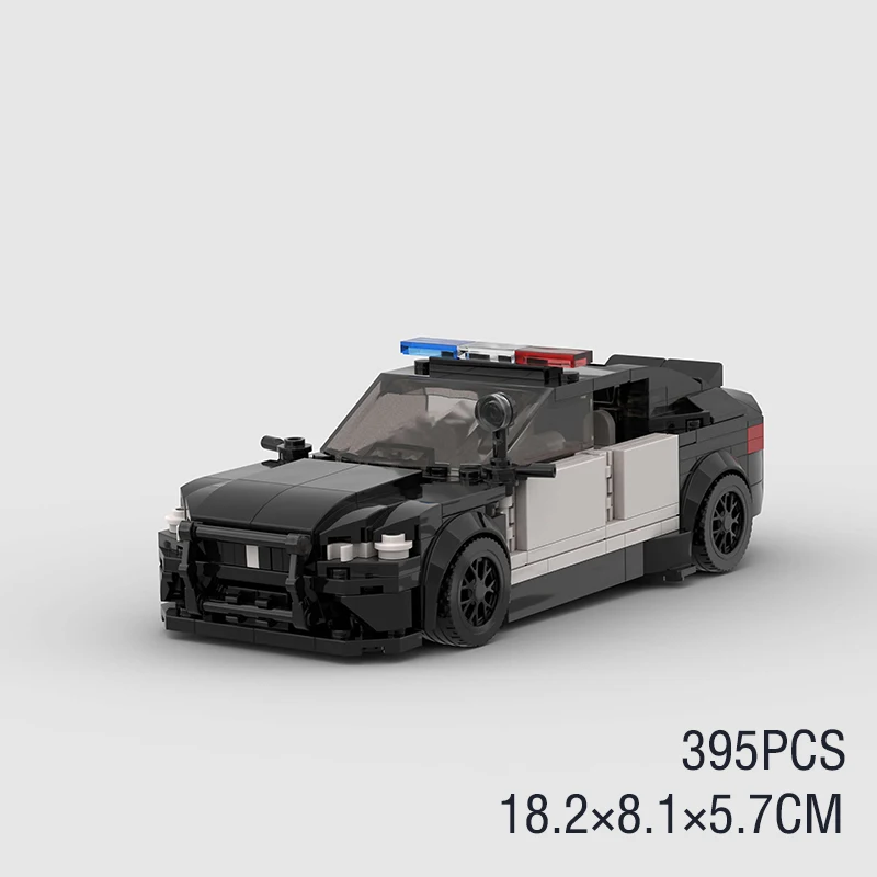 MOC Police City Car Set M5 M8 PT Boat Model Building Blocks Defend City Rescue Vehicle Bricks Toys DIY Gifts For Children Boys