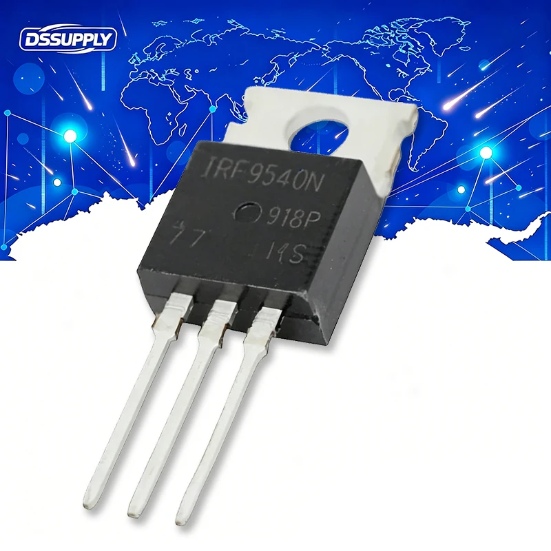 10PCS IRF9540 IRF9540N TO-220 Transistor de efecto de campo MOS de canal P IRF9540NPBF