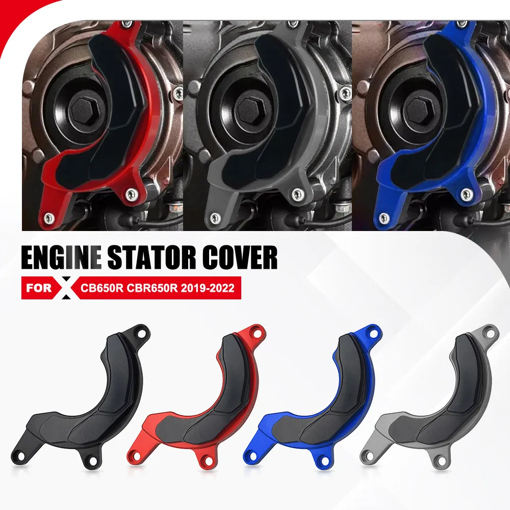 

For Honda CB650R CBR650R 2019-2022 CB650F Accessories Engine Case Guard Stator Slider Crash Protector Clutch Protection Cover