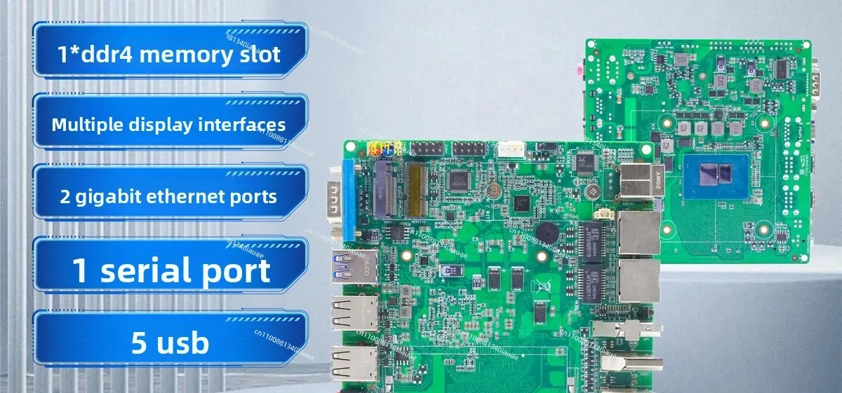 100 Dual-network Industrial Control Motherboard N100 Quad-core Industrial Motherboard