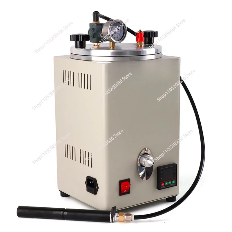 Simple square wax injection machine casting machine melting wax to wax mold gold punching tool