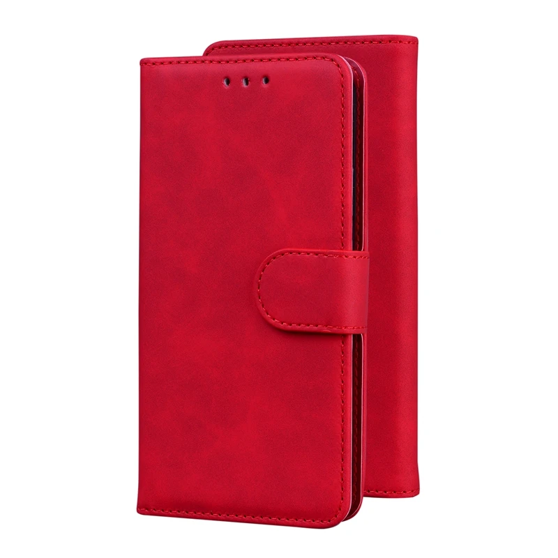 For Realme 8 Case Solid Color Printed Leather Flip Phone Case on sFor OPPO Realme 8 8i Realme8 Pro Cover Wallet Card Slot Fundas