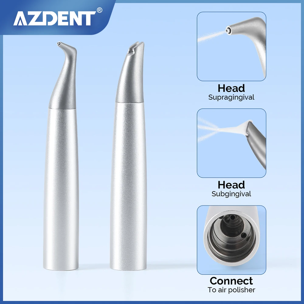 

AZDENT Dental Prophy Jet Handle Air Polisher Nozzle Handpiece Air Flow Nozzle Head Part Fit For EMS Air-Flow Ultrasonic Scaler