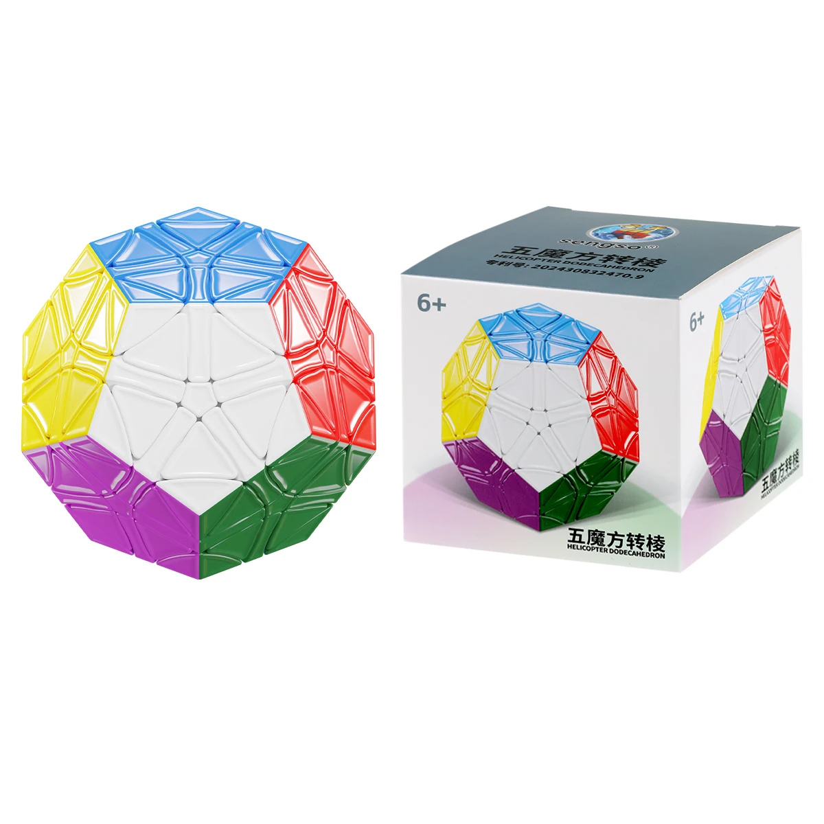

SengSo Helicoper Dodecahedron Magic Cube Shengshou Вертолет Megaminx Cube Игрушки-головоломки Детский подарок Speedcube Magico Cubo