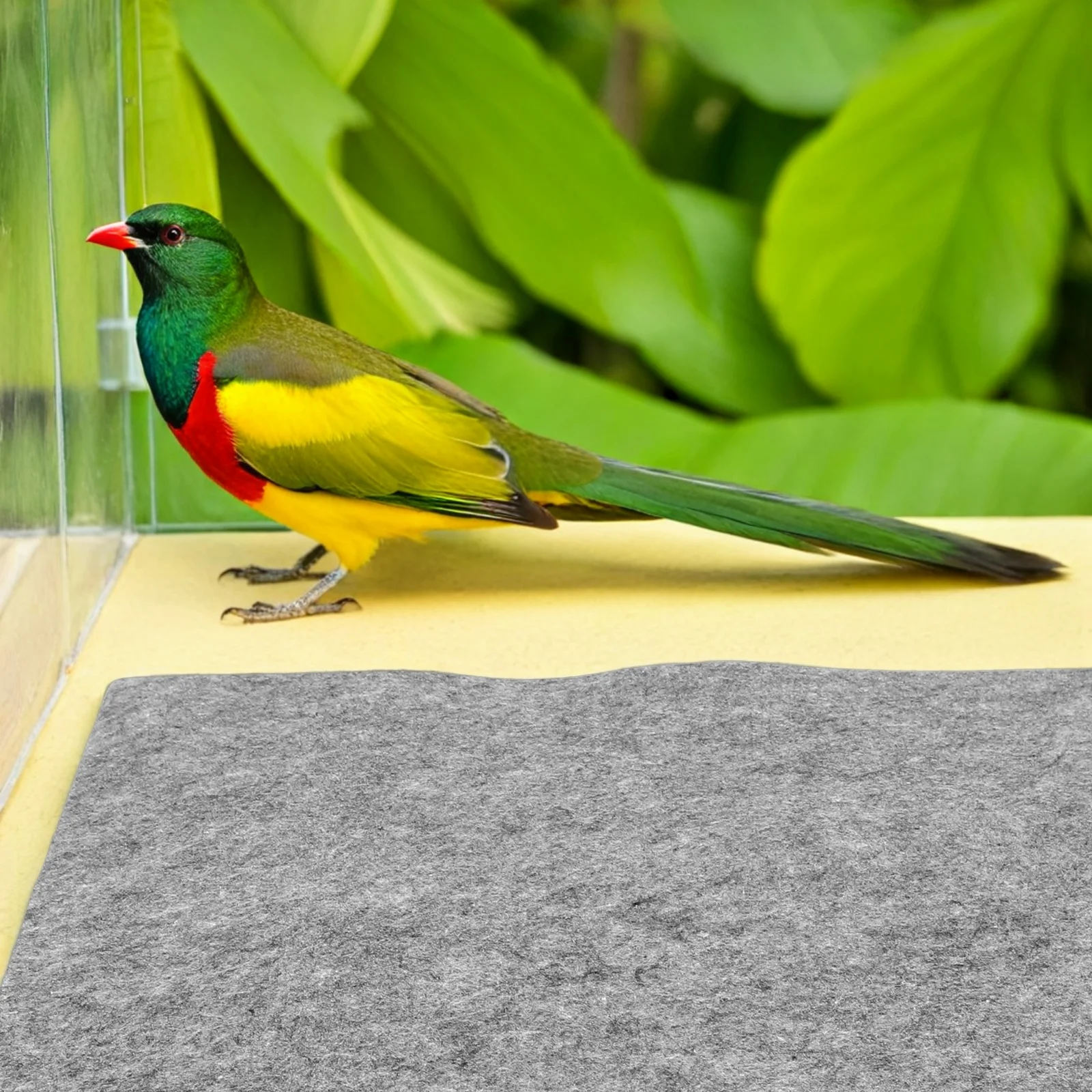 

30Pcs Felt Bird Cage Liners Disposable Absorbent Precut Mats for Parrot Rabbit Chicken Cage Pads Birdcage Felt Liners