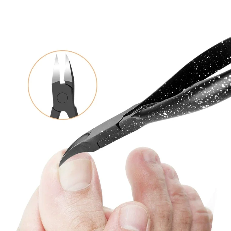 Black Toenail Ingrown Nail Art Cuticle Nipper Clipper Edge Cutter Manicure Scissor Plier Tool Pedicure Dead Skin Remover