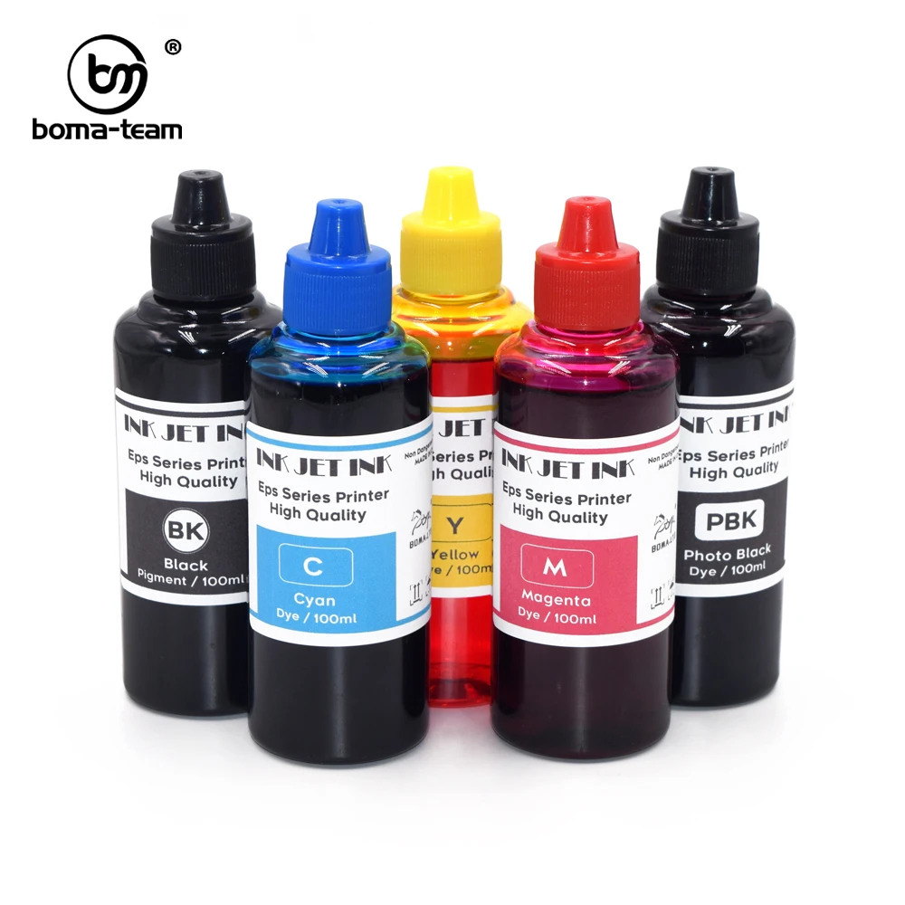 202XL 302XL 100ML 5Color Dye Pigment Refill Ink For Epson XP-6000 XP-6005 XP-6100 XP-6105 XP6000 XP6005 XP6100 XP6105 Printer