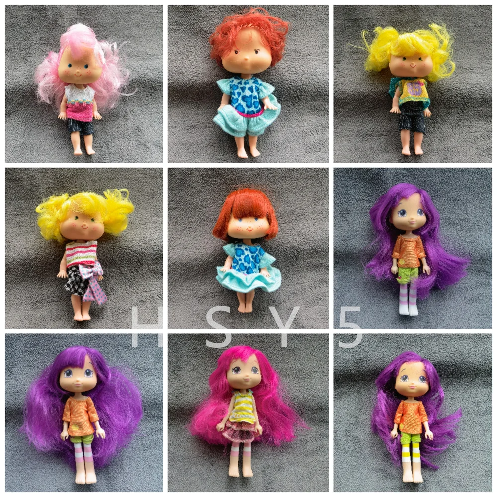 ตุ๊กตาสตรอเบอร์รี่12cm ~ 14.5cm แบบดั้งเดิมพร้อมกิจกรรมหลากหลายสำหรับเด็กเล่นของเล่นของขวัญ