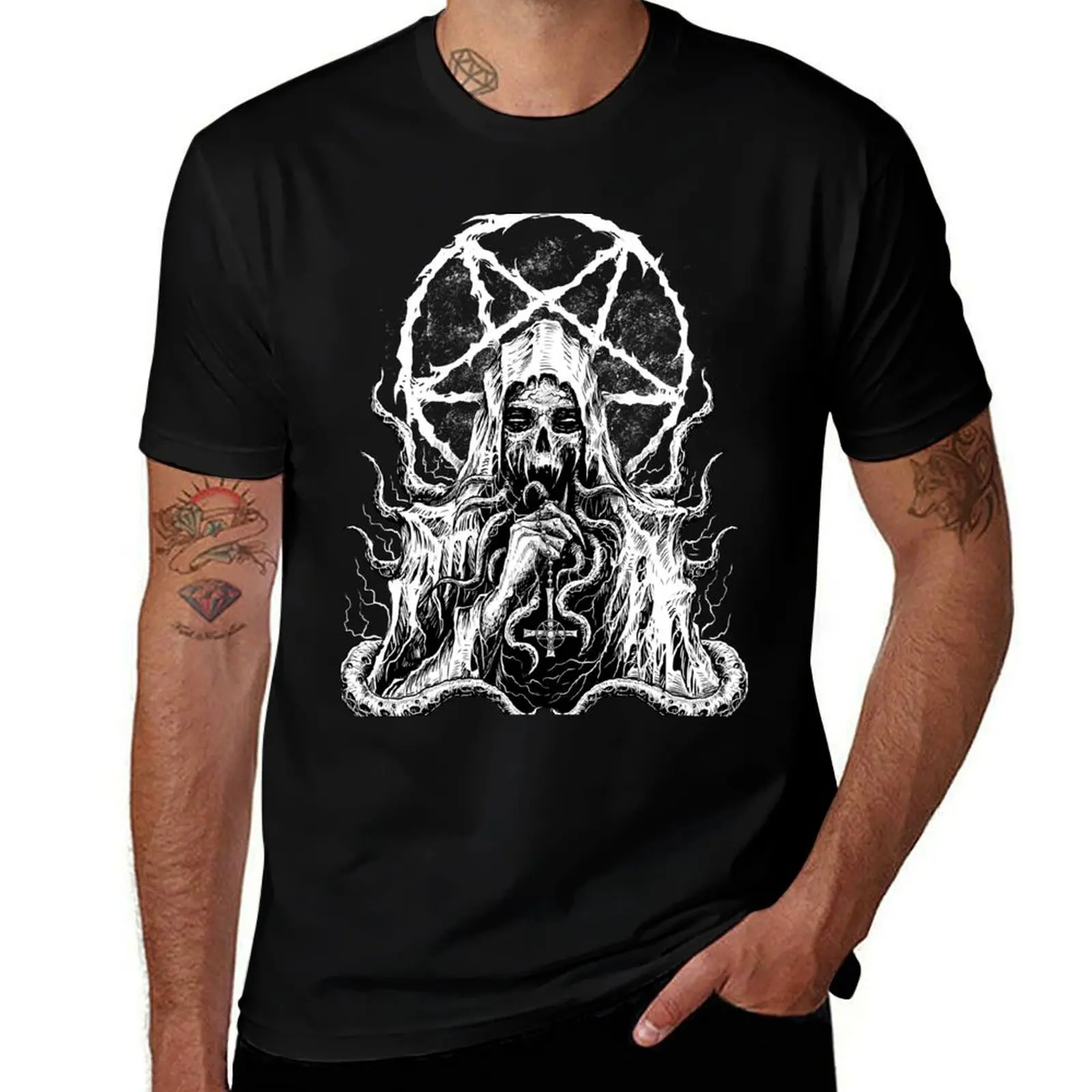 

Dark Occultist T-Shirt essential t shirt t shirts for man pack cotton T-Shirt