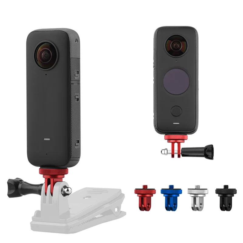 

for Insta360 ONE X3/X2/X Panoramic Camera Adapter Aluminum Red Black Silver Blue