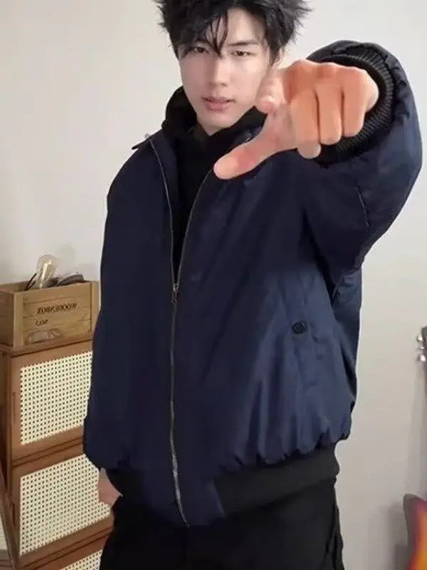 

Retro American Sle Men's Pilot Jaet in Royal Blue ort Baseball orm Casual Wear Polyester Fiber No Brand Streetwear