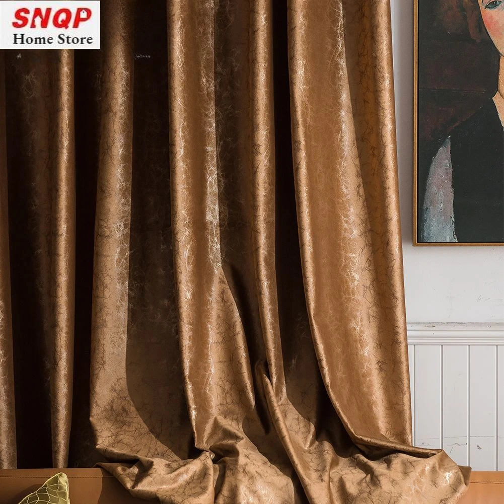 

Утолщенный жаккардовый элегантный оконный декор, европейский белый тюль, бархат, роскошная плотная однотонная готовая занавеска на заказ