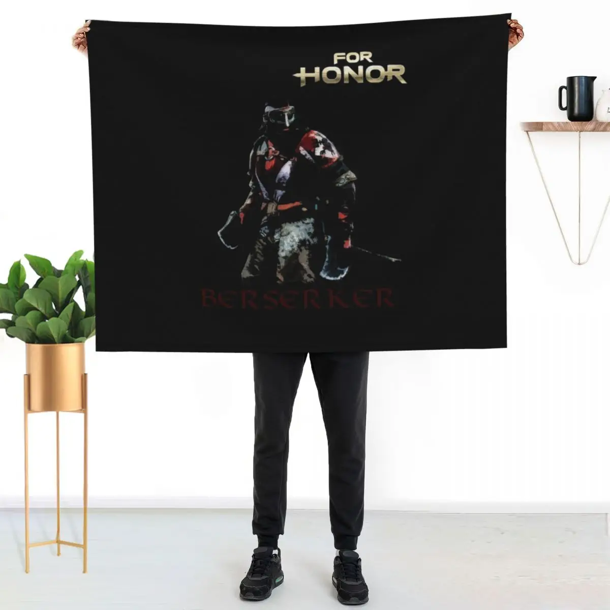 

For Honor Throw Blanket Soft Sherpa Fleece Warm Blanket for Winter