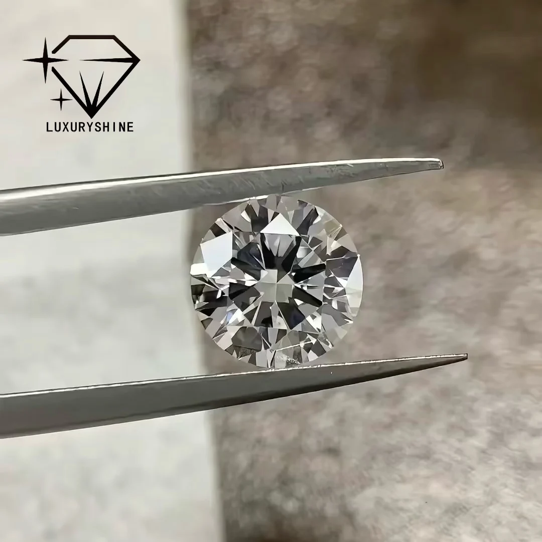 LuxuryShine VVS2-VS1 Lab Grown Diamond Loose Diamonds Heart/Princess/Oval/Round/Cushion/Pear/Asscher With Certificate