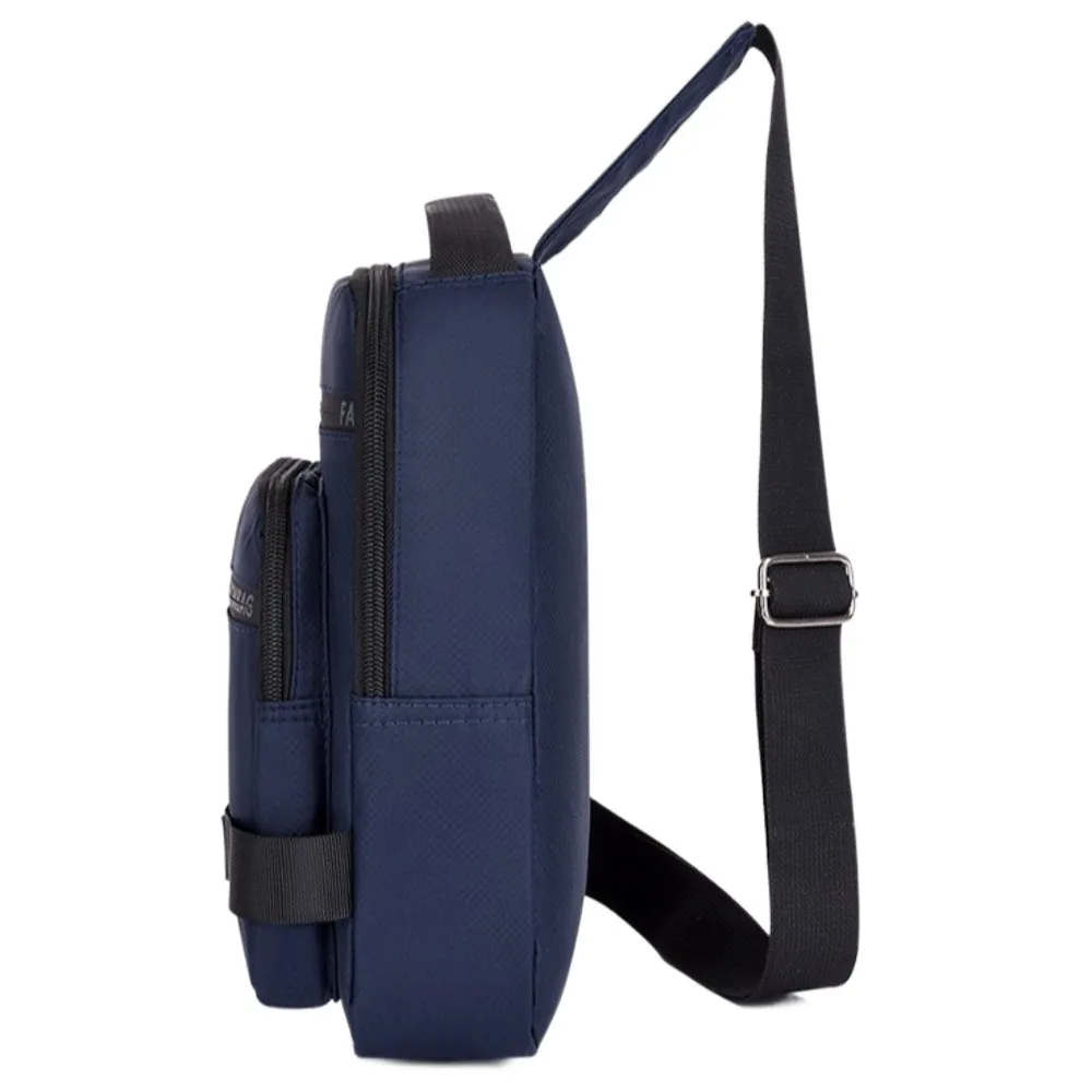 

Портативная мужская нагрудная сумка с несколькими карманами, тканевая сумка на плечо, спортивная сумка для сообщений, большая вместительная многофункциональная сумка через плечо для мальчиков