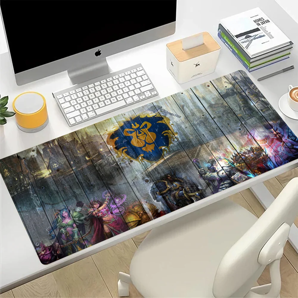 World of Warcraft Alliance Large Mouse Pad Gaming Mousepad PC Gamer Computer Office Mouse Mat XXL Laptop Keyboard Mat Desk Pad