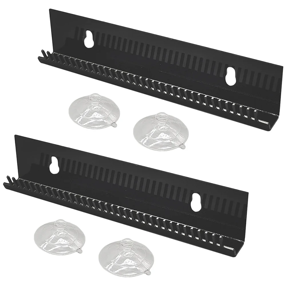 

2pcs Hair Extension Display Holder Premium -Mounted Braiding Hair Stand Salon Supplies Non-Damaging Grip Teeth For