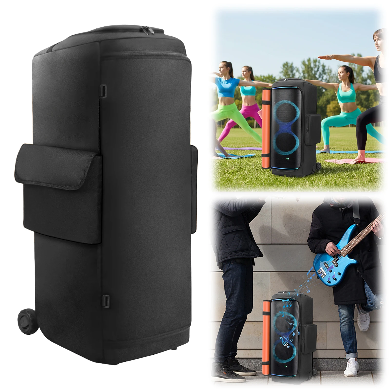 

For JBL Partybox 720 Portable Speaker Dust Case Waterproof Padded Speaker Protective Cover Anti-Slip Speaker Accessories