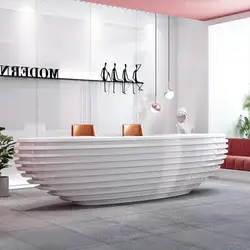 Painting company reception desk beauty salon business hotel bar cashier