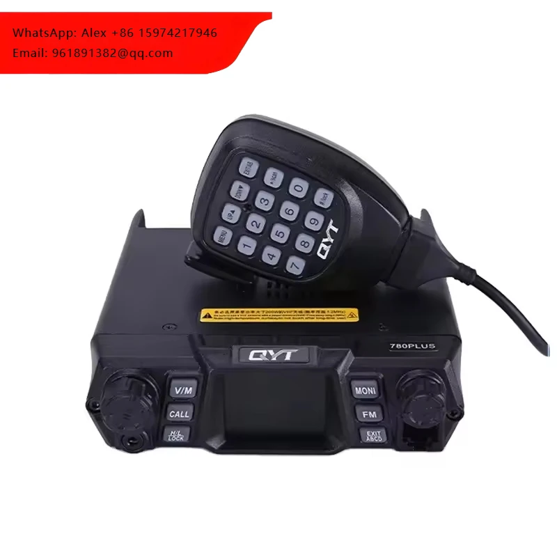 

Long Range Radio QYT KT-780 Plus Mobile Car Radio 100W VHF Radio Transceiver Station Amateur Communicator UHF 70W Wakie Talkie
