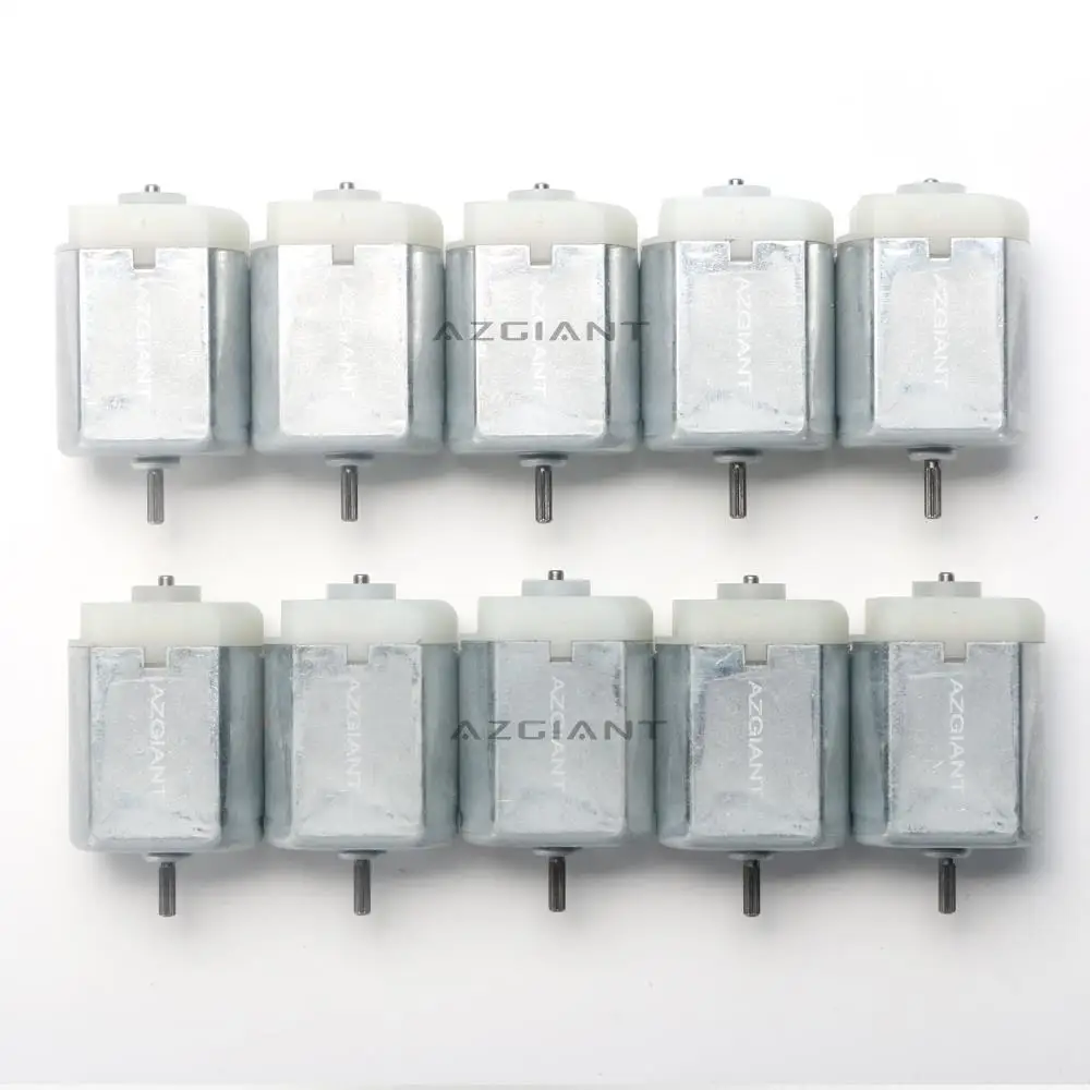 10PCS FC280 Forward Rotation Micro DC Motor 12000 RPM 42mm Repair Engine For Car Shavers Fan Replacement Power Accesseries Kits