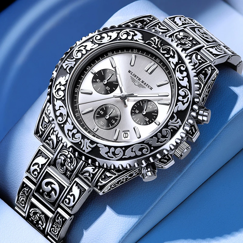 비즈니스 남성용 손목시계 방수 발광 날짜 표시 크로노그 - Luxury Watch Under 20000 리뷰 및 가격