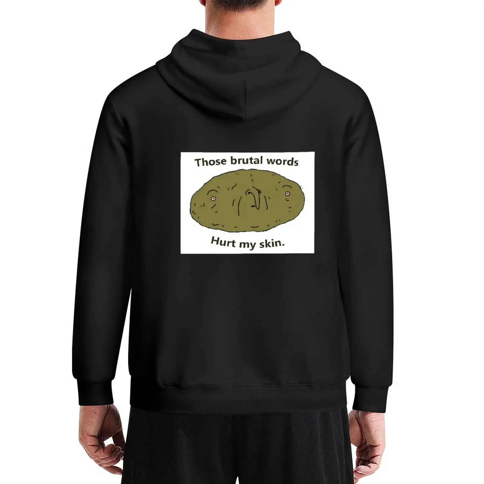 

Big Lez Clarence Face Hoodie mens clothing men's sweat-shirt autumn clothes autumn graphic hoodies