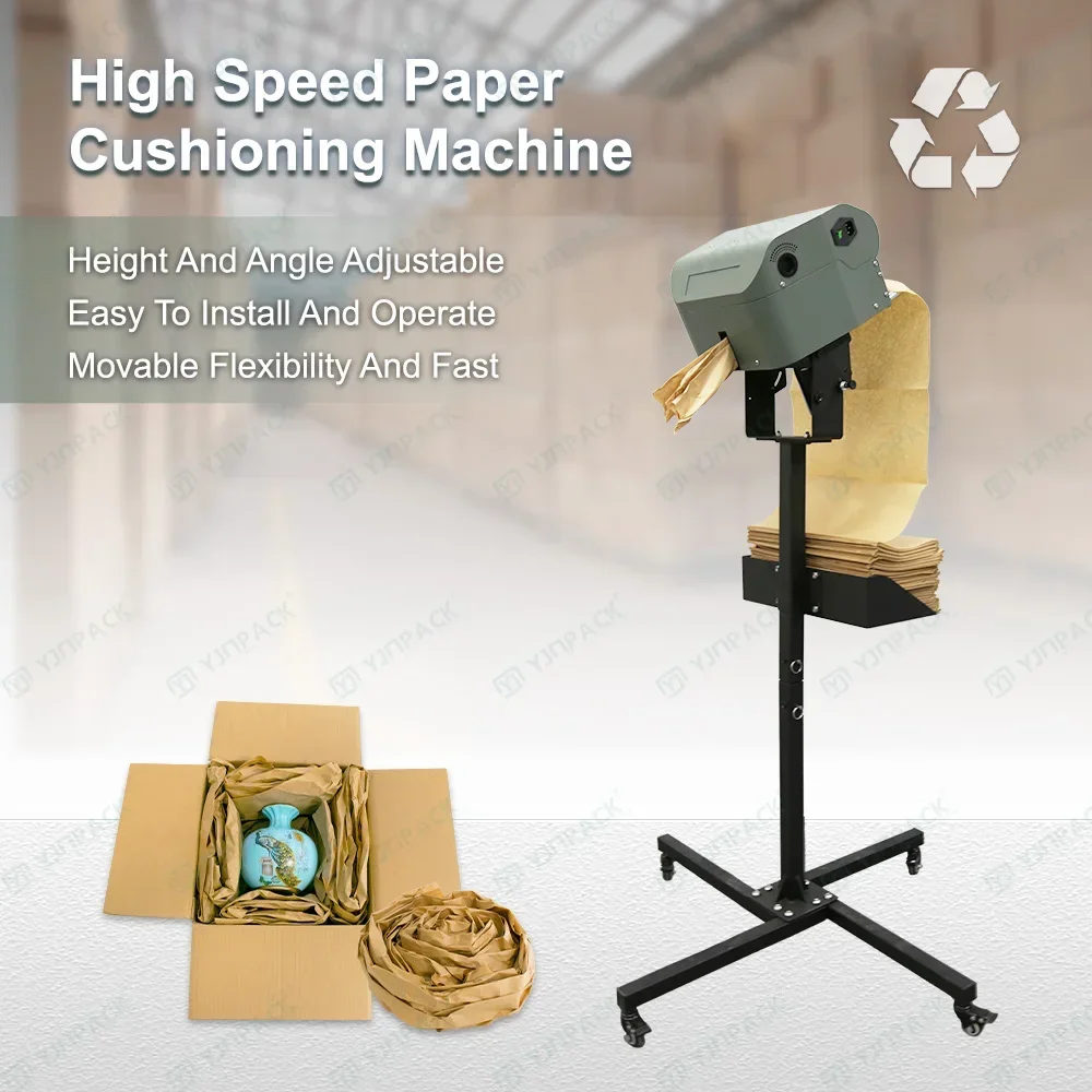

NP-P10 High Productivity Box Filling Material Package Cushion Paper Void Fill Machine