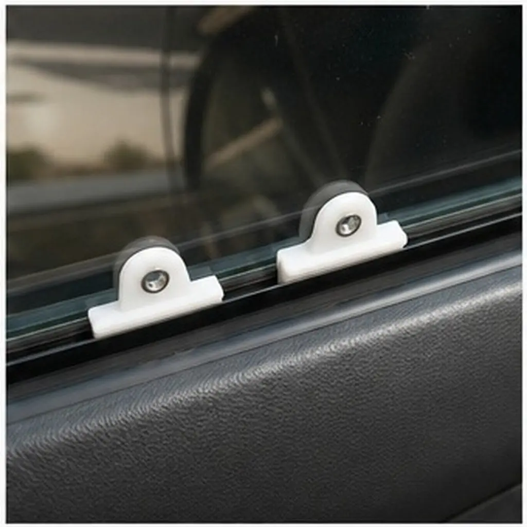 2Pcs Plastic Glass Fixed Clip Set Universal Car Window Channel Clips Door Glass Retainers Secure Holding Kit Glasses Car Clip