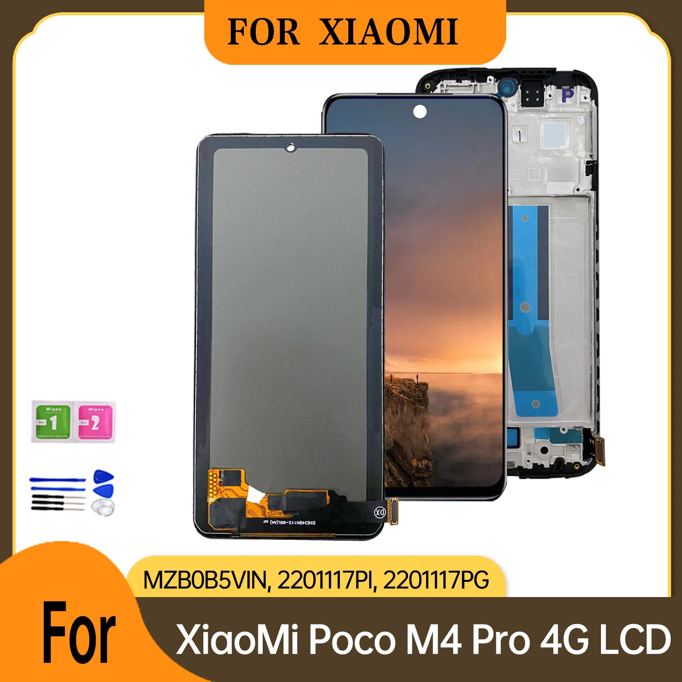 

Высокое качество 6,43 дюйма для Xiaomi Poco M4 Pro 2201117 PI 2201117 PG MZB0B5VI ЖК-дисплей для Xiaomi Poco M4 Pro 4G ЖК-дисплей с сенсорным экраном