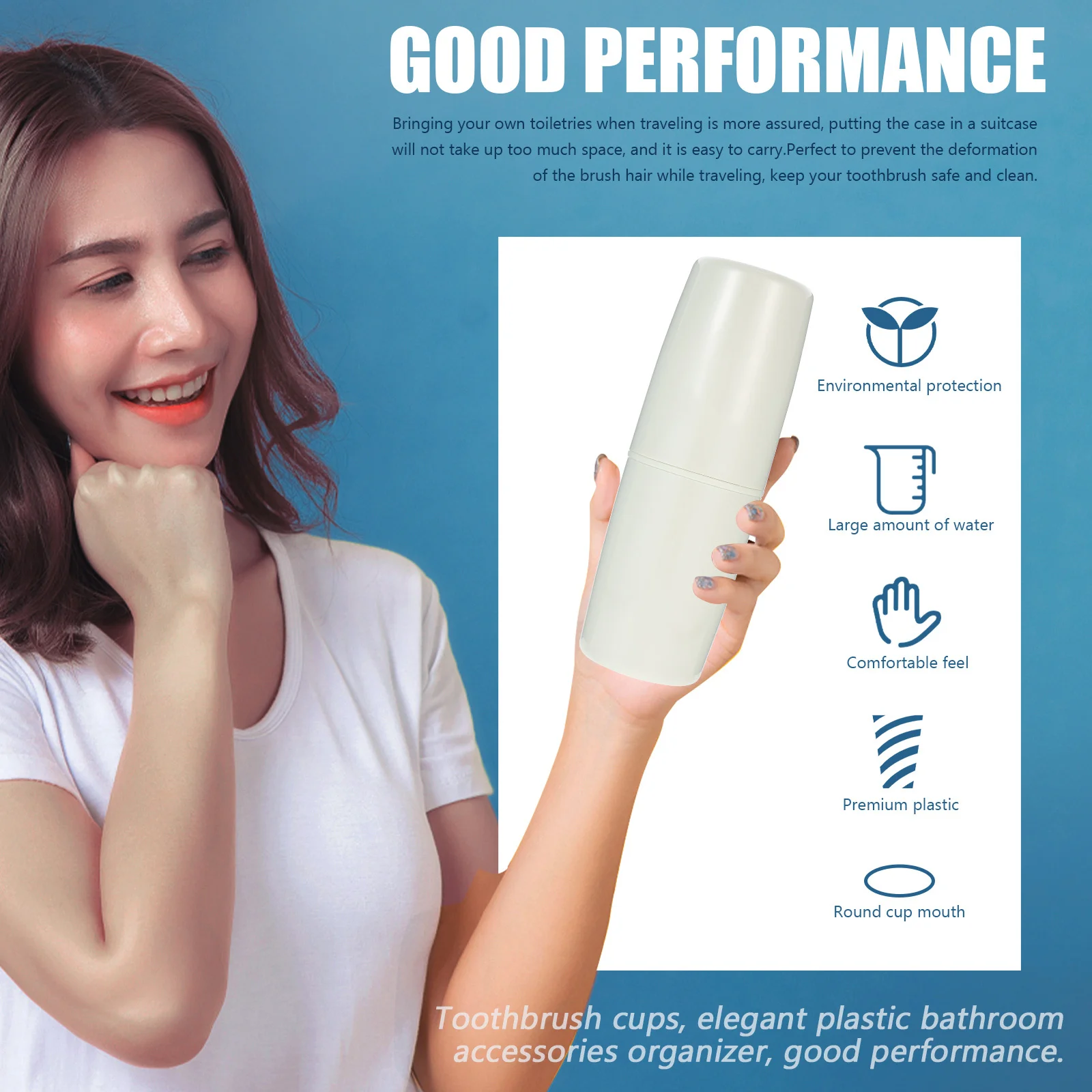 مجموعة واحدة من أدوات زينة السفر متعددة الوظائف، مجموعة أدوات تخزين محمولة من نوع الضغط، مشط فرشاة الأسنان، حامل متين وخفيف الوزن