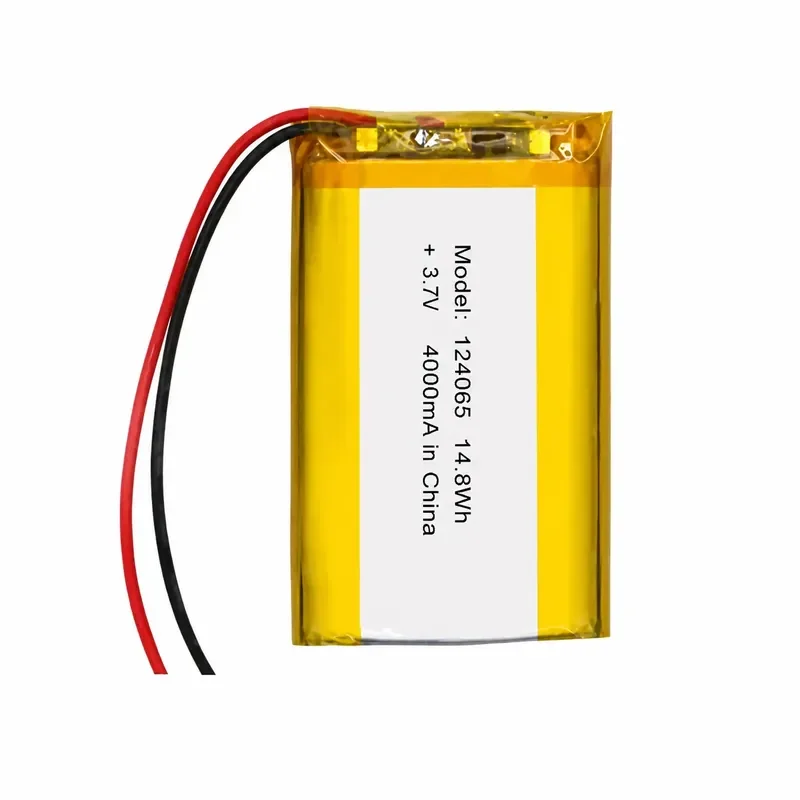 for 124065 Lithium Battery 3.7V 4000mAh High Capacity Polymer Battery Suitable for Tablet Computer Energy Storage Equipment