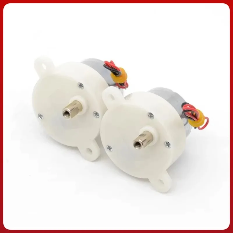 5 Buah JS30-300 Mikro DC 6V 15Rpm Lampu Rumput Laser Lampu Putar Panggung Perangkap Lalat Motor Roda Gigi Kebisingan Rendah